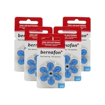 Bernafon 675 Numara İşitme Cihazı Pili 6 x 5'li