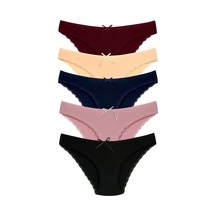 New Lilla 1101 Bikini Kadın T. Dantelli Külot Paketi (555344039) Çok Renkli