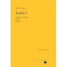 Analiz 1 - Ali Nesin - Nesin Matematik Köyü