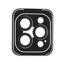 İphone 16 Pro Max Pvd Metal Kamera Lens - Siyah Diğer