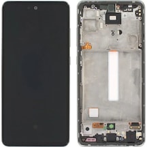 Samsung Galaxy Uyumlu A52s 5g Sm-a528 Lcd Ekran Dokunmatik Çıtalı Beyaz Belirtilen