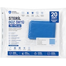Steril Düz Örtü 75 x 75 Cm 20'li