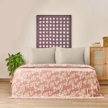 Soft Belloria Tek Kişilik Yatak Örtüsü - Kiremit - 160x255 Cm Çok Renkli