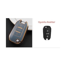 Peugeot Uyumlu 301 208 307 308 508 2008 3008 PARTNER VAN ANAHTAR KILIFI