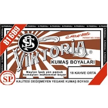 Viktoria Kumaş Boyası - Kahve Orta