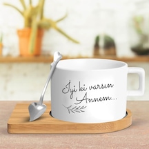 İyi Ki Varsın Annem Temalı Çay Kahve Fincanı