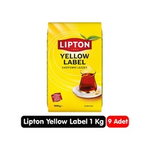 Lipton Yellow Label Siyah Çay 1 Kg 9 Paket