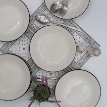 Anka 20 Cm Seramik Yemek Tabağı 6 Adet