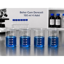 Beher Cam Dereceli 150 Ml 4 Adet