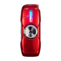 Hunter Tek Torch Pürmüz Kırmızı I Love You Design Metal Puro Çakmağı & Stres Çarkı Ack072
