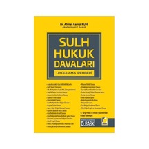 Sulh Hukuk Davaları Uygulama Rehberi - Ahmet Cemal Ruhi