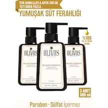 Doğal Zeytinyağlı Keçi Sütlü Sıvı Sabun Zeytinyağı El Sabunu Yoğun Nemlendirici 3 Adet 500 Ml