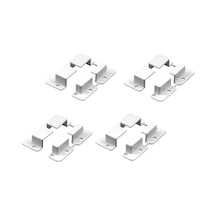 Sineklik Bağlama Papucu Sineklik Sabitleme 17 Mm X 25 Mm Sineklik Profilleri İçin 4 Adet Standart