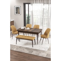 Barok Masa Sandalye Ve Bench Cappucino