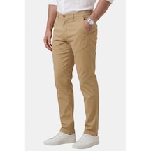Deepsea Camel Slim Fit Pamuklu Likralı Yazlık Erkek Spor Pantolon 2602021