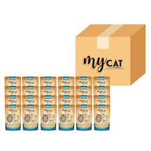 Mycat Hamsi ve Ton Balıklı Pouch Yetişkin Kedi Maması 24 x 85 G