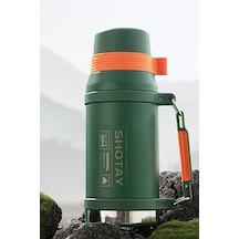 Shotay Camper Çelik Termos Unisex Matara 1500 Ml. Sht-st-8216-3 Yeşil