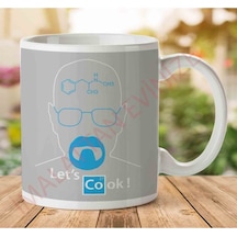 1-819 Breaking Bad Heisenberg Lets Cookjpeg İki Tarafı Baskılı Kupa Bardak Çok Renkli