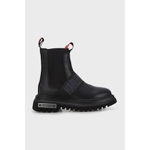 Harley Davidson Polperro Logolu Hakiki Deri Bot Erkek Bot 021m100557 Ctn Black Deri Siyah