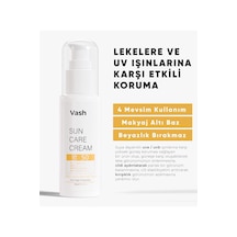Vash Sun Care Leke Karşıtı Koruyucu Güneş Kremi SPF50+ 50 ML