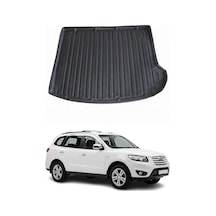Hyundai Santa Fe / 7 Koltuklu 2006-2012 Arası Uyumlu Araca Özel Kauçuk Bagaj Havuzu Siyah