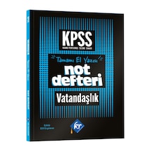 2026 Önlisans- Lise KPSS Vatandaşlık Konu Anlatımlı Not Defteri KR Akademi Yayınları