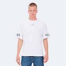 Slazenger VISION Erkek Oversıze Beyaz Tişört Slazenger VISION Erkek Oversıze Beyaz Tişört
