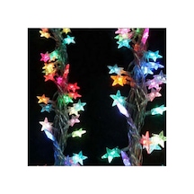 3 Metre 20 Yıldız Led /rgb /çakarlı/ Şeffaf Kablo / Yılbaşı Süsü Kırmızı, Yeşil, Mavi
