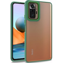 More Tr Redmi Note 10 Pro Kılıf Mtr Flora Kapak - Yeşil