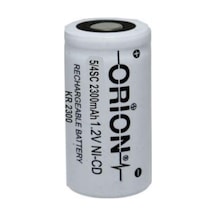 Orion 2300 mAh 1.2 V 5/4SC Boy Ni-CD Industrial Şarj Edilebilir Pil