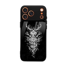 Apple Uyumlu iPhone 17 Pro Max Witcher 3 Deer Tasarımlı Glossy Telefon Kılıfı Uyumlu Çok Renkli