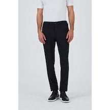 İmza Siyah Esnek Yandan Cepli Casual Slim Fit Jogger Pantolon 1003250156 Siyah
