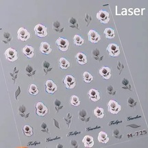 1 Adet 5d Japon Pembe Petal Kabartmalı Nail Art Etiketler Zarif Retro Çiçek Kendinden Yapışkanlı Transfer Tırnak Süslemeleri Çıkartmaları Dıy Nikel Serbest Beyaz