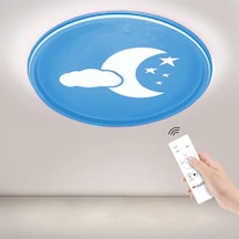 Ömür Avize Mavi Gökyüzü Çocuk Odası Ledli Kumandalı Avize- Mavi