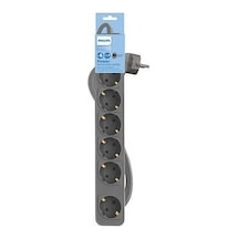 Philips 6 Ac Çocuk Güvenlikli Priz 1.5m - Gri Chp2164g/62