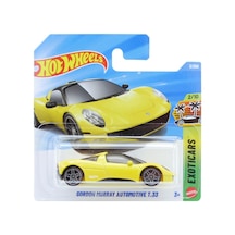 Gordon Murray Automotive T.33 Die-cast Model Araba, Sarı Renk, Exotics Serisi 2/10, 3+ Yaş, 1:64 Ölçek