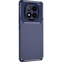 Xiaomi Redmi Note 14 Pro 4g Kılıf Auto Focus Karbon Kapak Lacivert