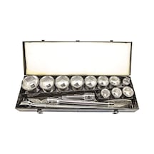 NT Tools NCSET1 16 Parça 1" Altı Köşe CR-V Lokma Seti
