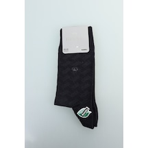 Bisse Erkek Desenli Bambu Uzun Çorap Lacivert Crp23k100007 D39