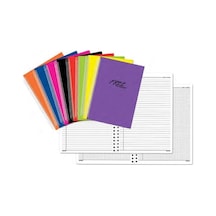 Keskin Color Free - A4 120 Yaprak Çizgili Defter Spiralli Pp Kapak Çok Renkli