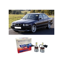 Bmw E34 Led Xenon Uzun Far Ampulü H1 Duo Yeni Seri Beyaz