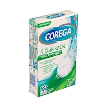 Corega Protez Diş Tablet 30'lu - 140g Temizleme Tableti 3'li Ekonomik Paket - 3 Adet Tarı