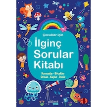 Çocuklar İçin İlginç Sorular Kitabı - Lacivert- Yakamoz Yayınları