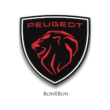Damla Logo Peugeot Kabartmalı 2'li Set 4 Nötr