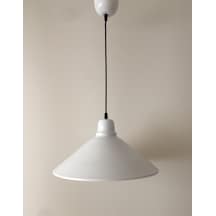 Riolight Beyaz Içi Beyaz Metal Sarkıt Çap: 38 Cm