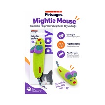 Mightie Mouse Catnipli Hışırtılı Peluş Kedi Oyuncağı