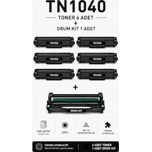 Tn1040 Toner 6 Adet + Drum Kit 1 Adet