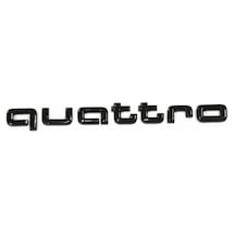 Quattro Krom Piano Black Bagaj Yazısı Audi Tt S