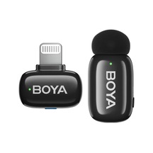 Boya Mini-16 1tx+1rx İphone-ipad İçin Gürültü Engelleyicili Kablosuz Yaka Mikrofonu Lightning Device