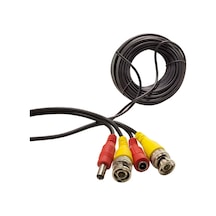 Bnc Bnc Kablo+Power Kablo Dişi-Erkek Jackli 10 M